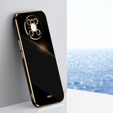 XINLI Straight Edge 6D Electroplate TPU Phone Case
